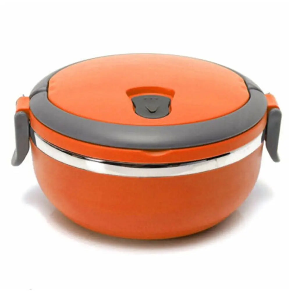Vacuum Insulated Stainless Steel Thermos Lunch Box Food Flask Thermos Lunch Box Axl orange-650ml