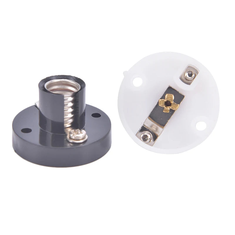 E10 Screw Lamp Holder – DIY Flat Lamp Base for Electronics Lamp Holder Base Axl