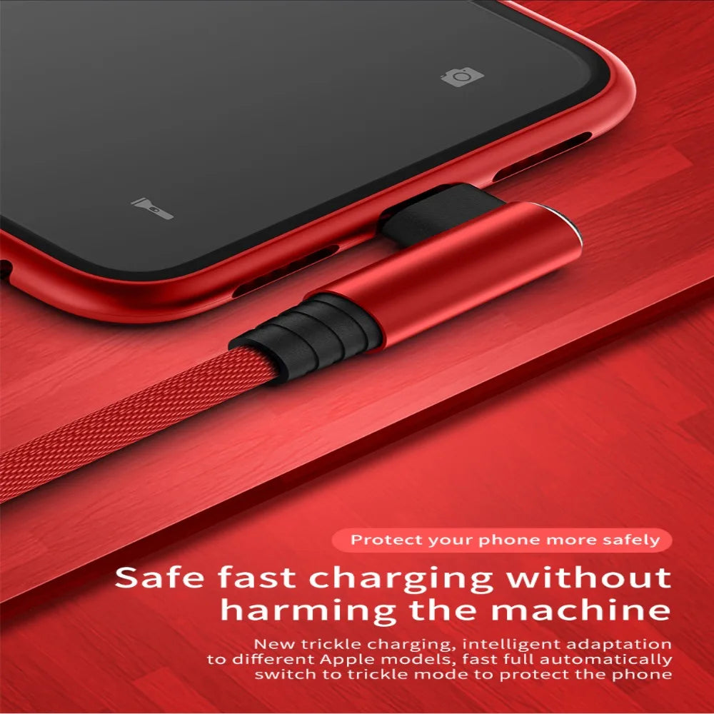 90° 5A Fast Charging USB-C Cable – Braided, Multiple Lengths USB-C Charging Cable Axl