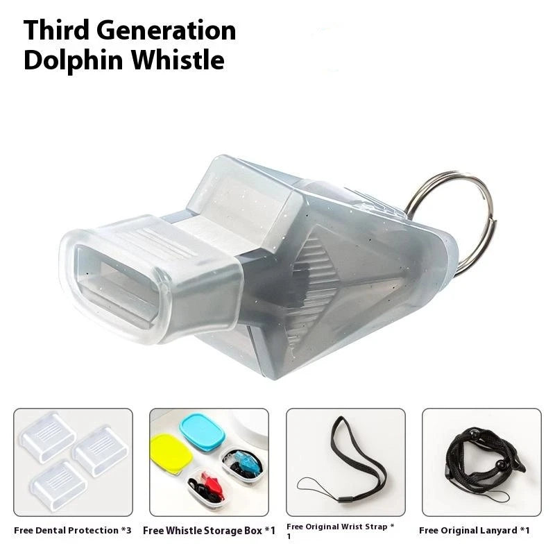 Seedless Referee Whistle Set – Loud Sports Whistle with Lanyard Referee Whistle Axl 1 Gray