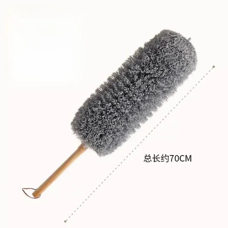 Anti-Static Lambswool Duster Brush – Home Cleaning Tool Lambswool Duster Brush Axl