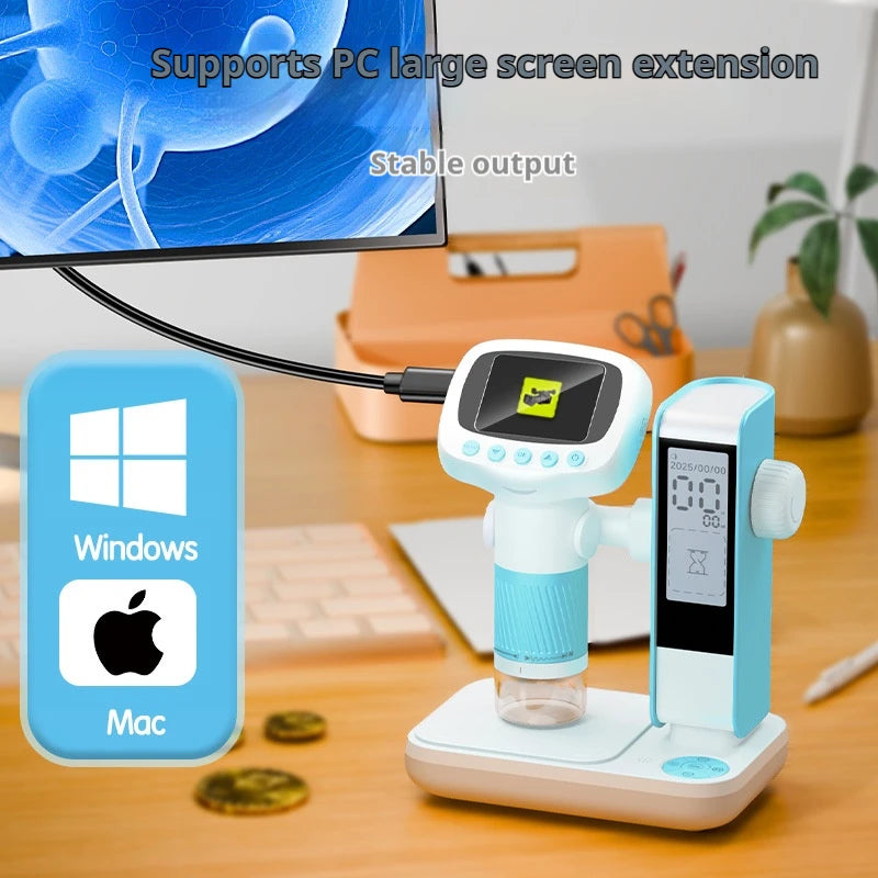 Children's HD Microscope Science Kit – 500x Educational Toy Educational Microscope Kit Axl