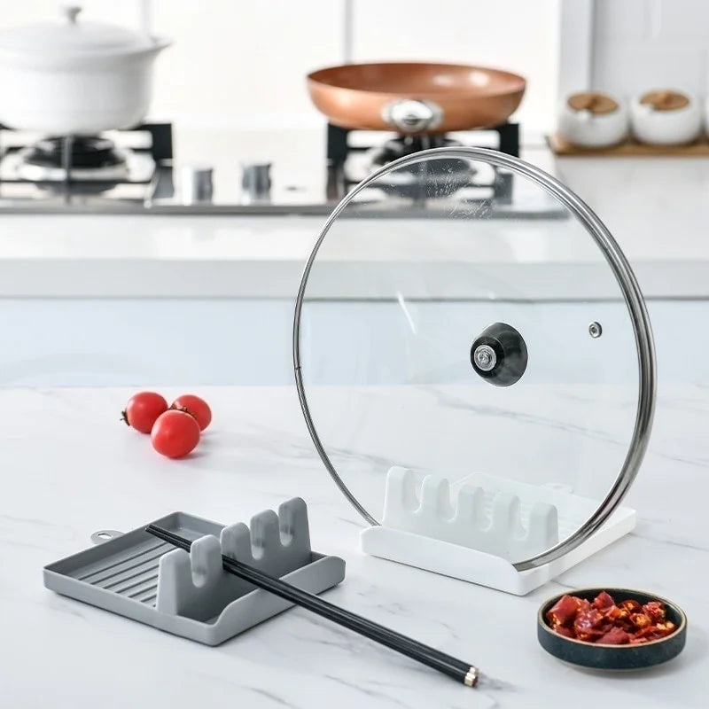 Kitchen Spoon Holder & Spatula Rest – Non-Slip Utensil Rack Utensil Spoon Rest Axl