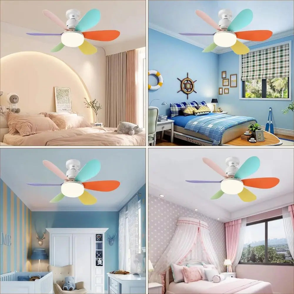 Modern Remote Control Ceiling Fan Light – Dimmable LED 30W/40W Ceiling Fan Light Axl