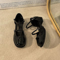 Women's Mary Jane Buckle Pumps – Square Heel Office Shoes Women's Heeled Pumps Axl black 36