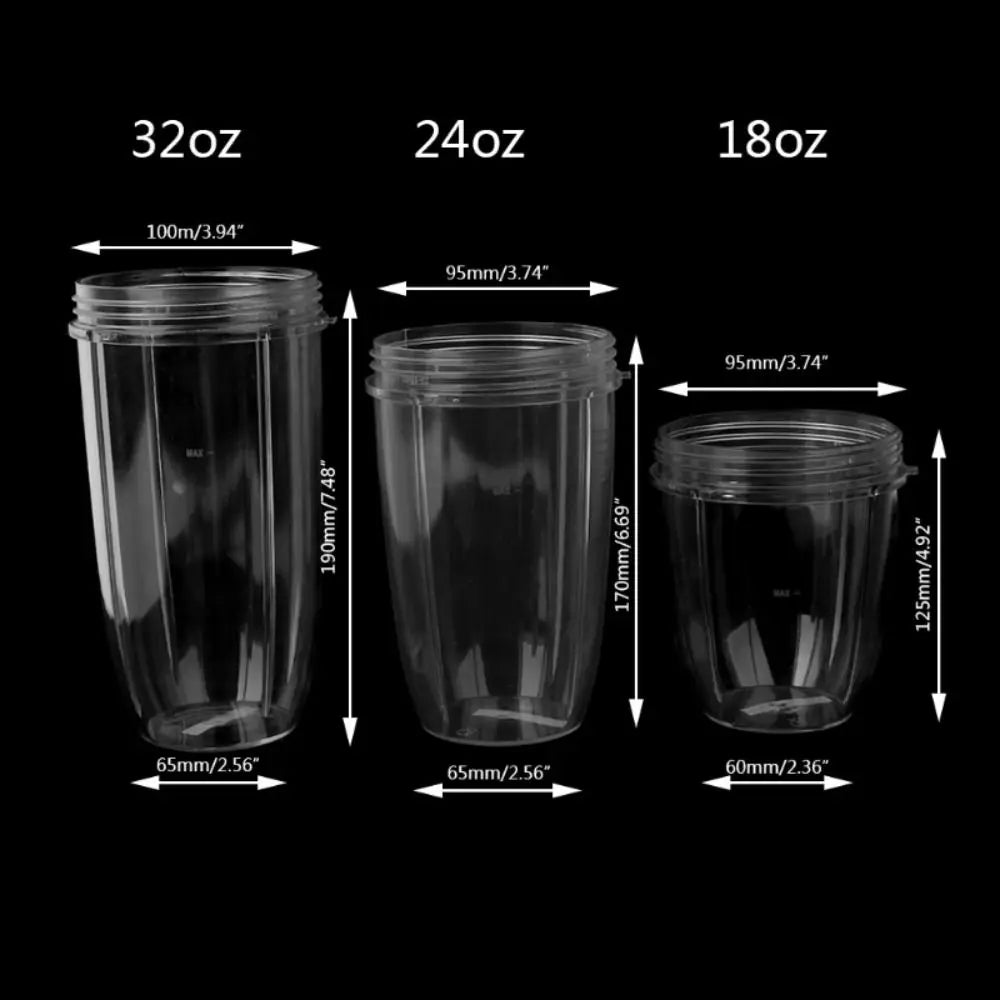 NutriBullet Replacement Cup 18/24/32 oz | 600W & 900W Blender Mug Blender Replacement Cup Axl
