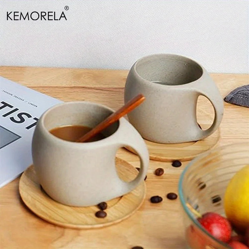 KEMORELA Speckled Ceramic Coffee Mugs – Latte & Espresso Cups Ceramic Coffee Mugs Axl
