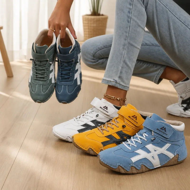 ZULIWAGN Women's Flat Sneakers – Lightweight Casual Trainers Women's Flat Sneakers Axl