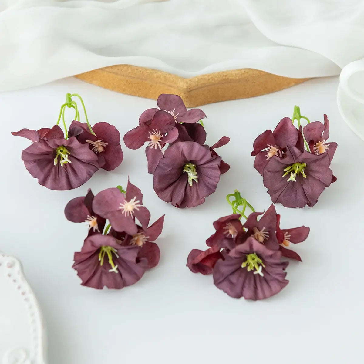Silk Artificial Hydrangea Flower Heads 5/10 Pcs – Wedding Decor Artificial Silk Flowers Axl 8 10pcs