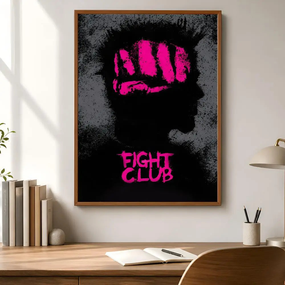 Fight Club Poster Waterproof PVC Wall Sticker | Home Décor Wall Poster Sticker Axl