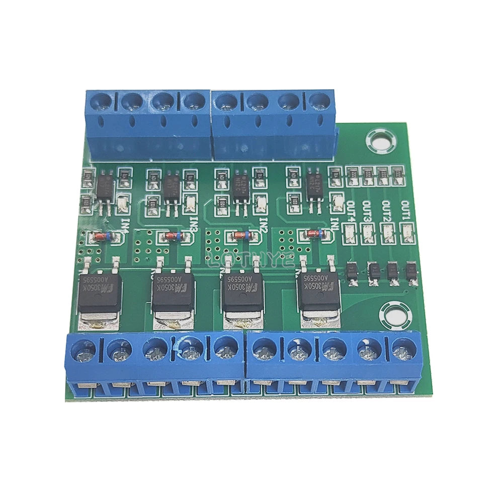 4-Channel MOSFET Driver Board PWM 3-20V to 27V DC 10A Module MOSFET Driver Module Axl