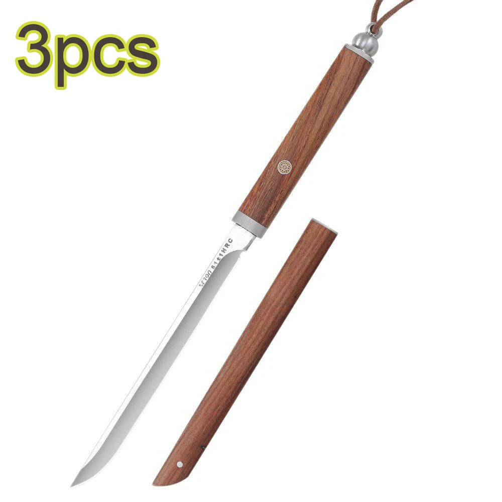 M390 Carbon Steel Boning Knife Set with Wood Handle | 1-3 Pc Boning Knife Set Axl 3pcs A