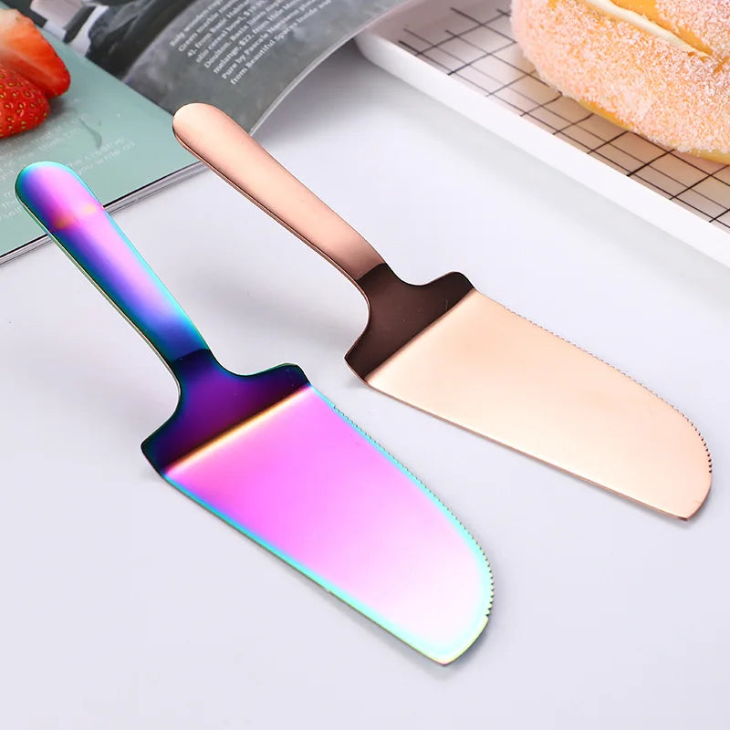Stainless Steel Cake Server Shovel – Pie, Pizza & Cheese Knife Cake Server Knife Axl