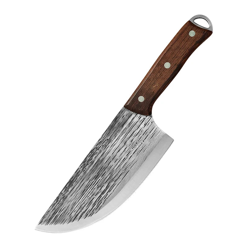 InLeung Stainless Steel Cleaver Knife – Wooden Handle Butcher Kitchen Cleaver Knife Axl Kitchen knife
