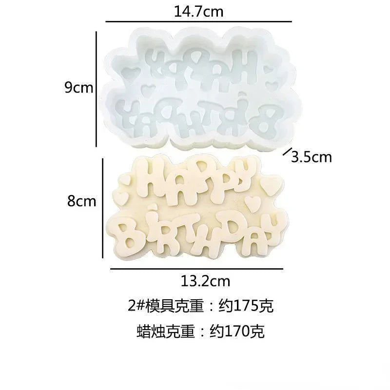 Silicone Mold for Candles, Gypsum & Cake Decor – DIY Craft Silicone Craft Mold Axl A