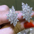 Huitan CZ Crystal Hoop Earrings – Bridal & Luxury Jewelry Crystal Hoop Earrings Axl E4465
