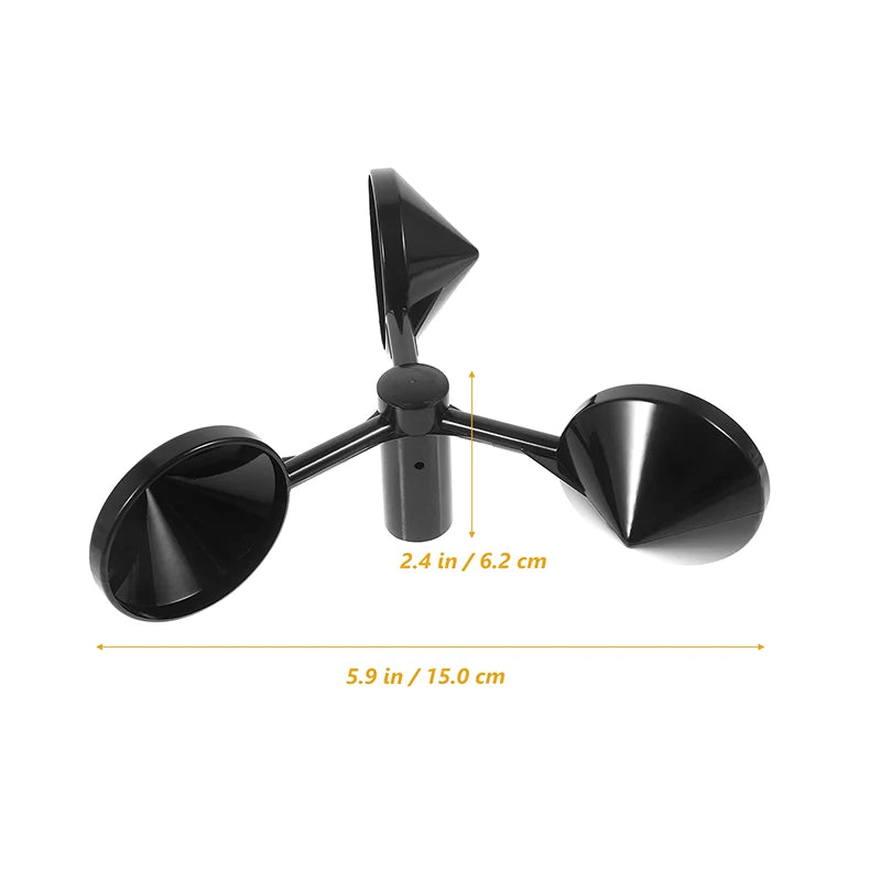3-Cup Anemometer Wind Speed & Direction Sensor | ABS Wind Speed Sensor Axl 1PC