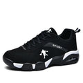 YBQJOO Men's Mesh Sneakers – Breathable Anti-Slip Sport Shoes Men's Mesh Sneakers Axl WHITE 44