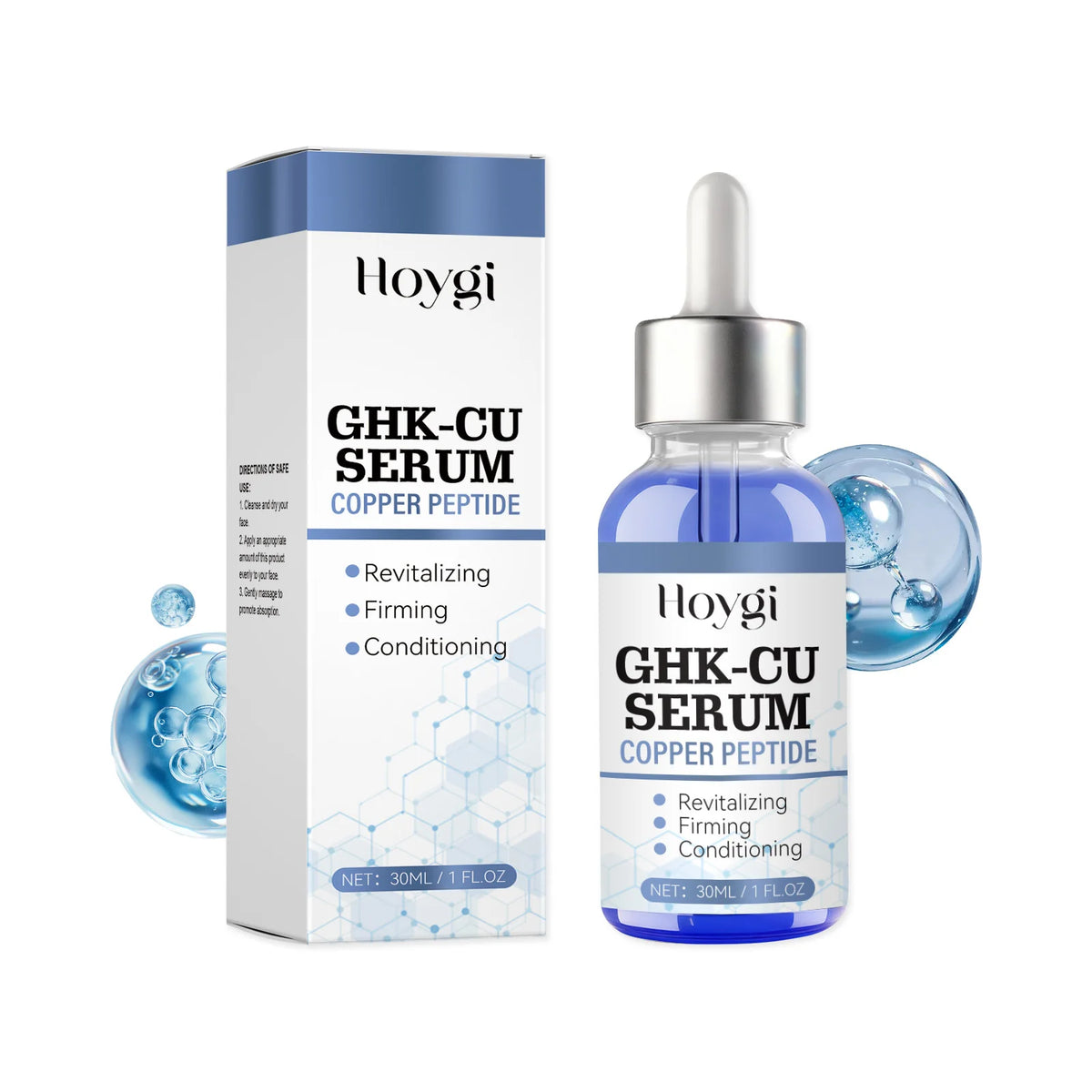 Copper Peptide Face Serum GHK-Cu 30ml – Firming & Moisturizing Face Serum Axl 1 PCS