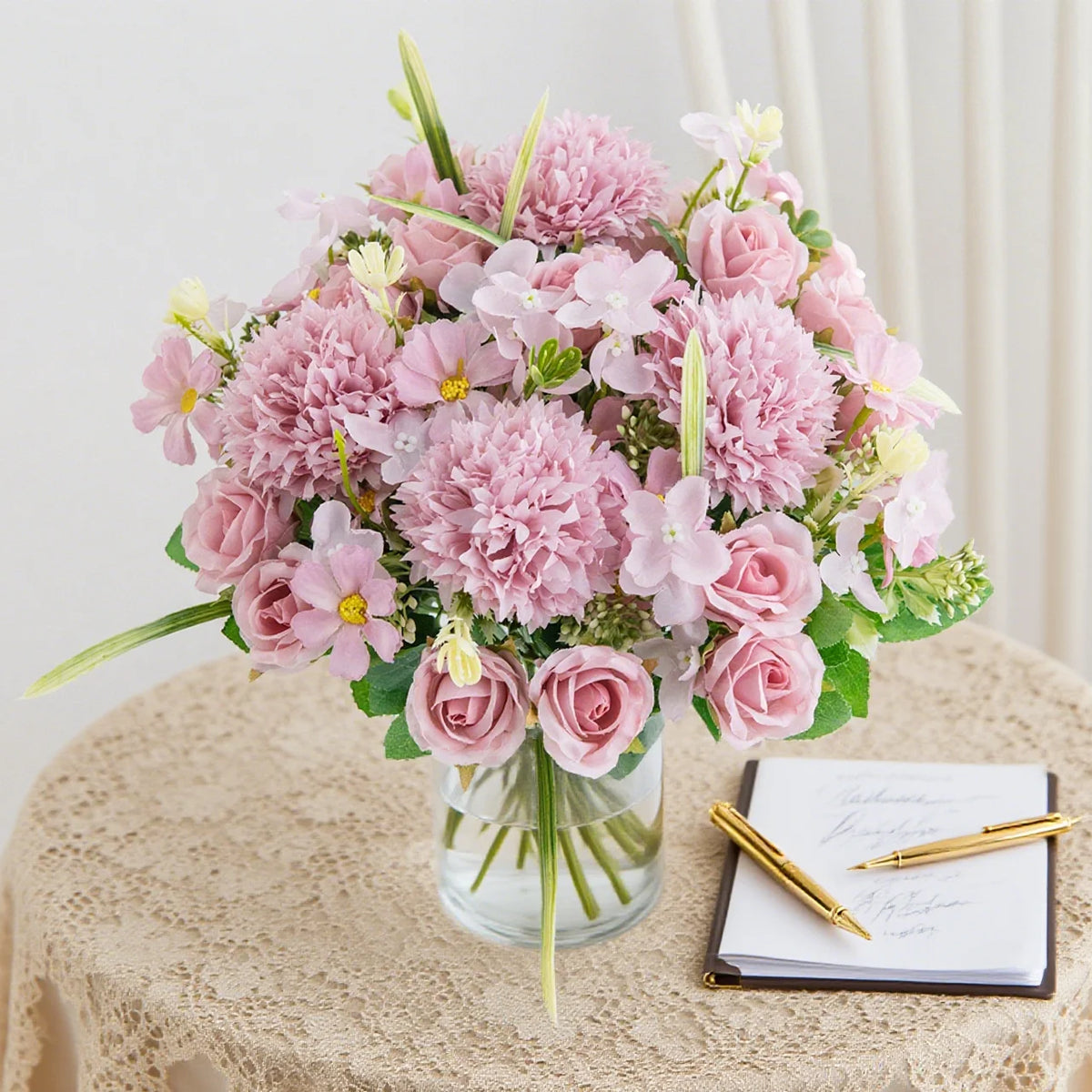 Silk Rose Artificial Flowers – Wedding Wreaths & Bridal Bouquets Artificial Silk Flowers Axl