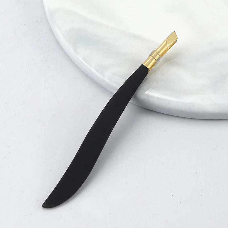 Stainless Steel Slant Tweezers – Eyebrow, Lash & Beard Tool Beauty Tweezers Axl 1pcs A