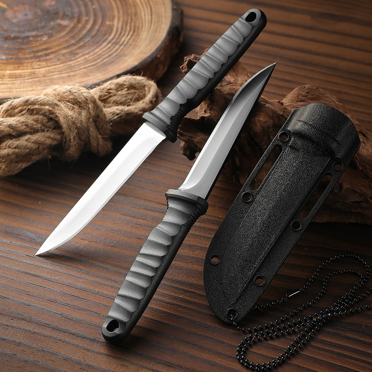 SHENJIU Stainless Steel Fruit Knife with Scabbard | Portable Fruit Knife Axl