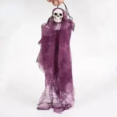 Halloween Hanging Ghost Skull Ornament – Haunted House Prop Halloween Hanging Ornament Axl A