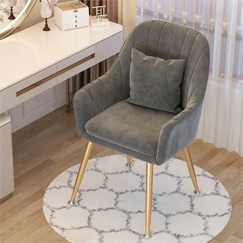 Light Luxury Vanity Chair – Makeup & Nail Art Dressing Stool Vanity Dressing Chair Axl