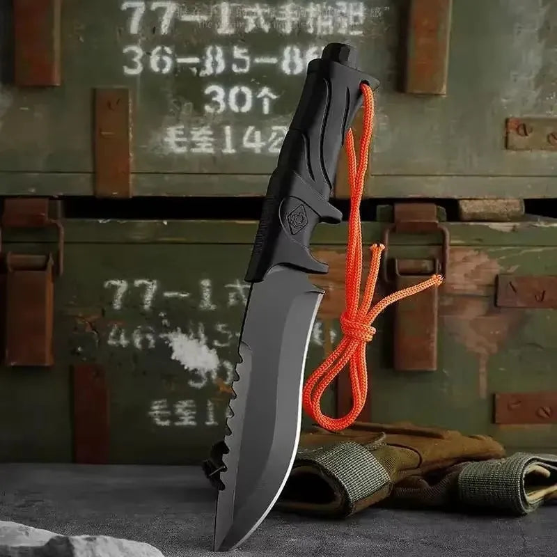 Fixed Blade Camping Knife – Stainless Steel EDC Survival Knife Fixed Blade Knife Axl