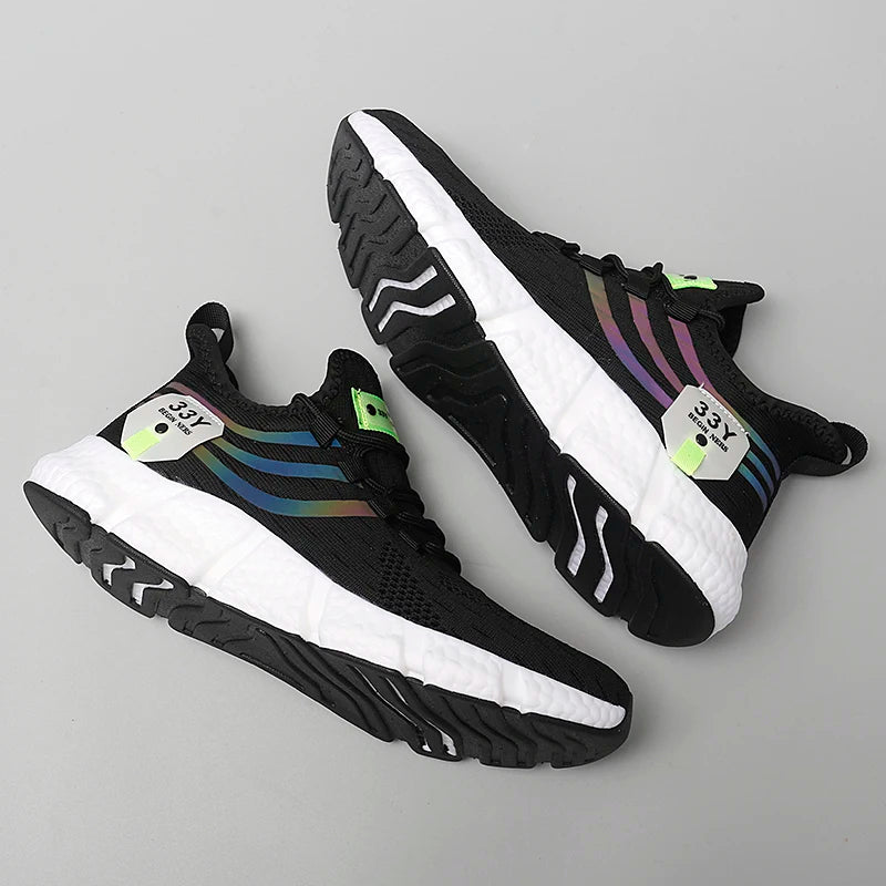 AZGB Mesh Platform Sneakers – Breathable Lace-Up Shoes Platform Sneakers Axl