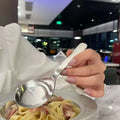 Long-Handle Stainless Steel Dinner Spoon – Stirring & Serving Dinner Spoon Axl A2