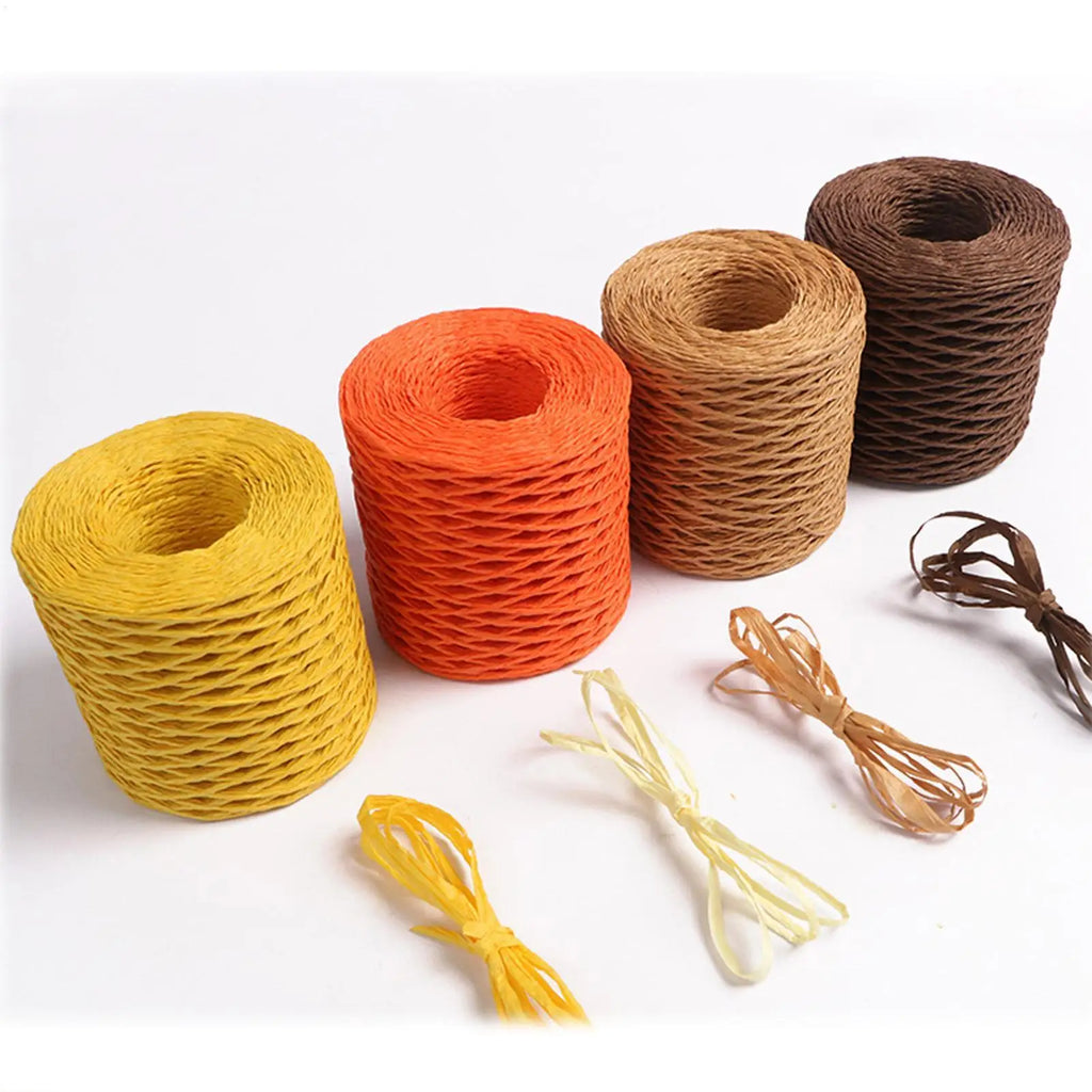 Natural Raffia Ribbon 150m – DIY Craft String for Bags & Hats Craft Ribbon Axl