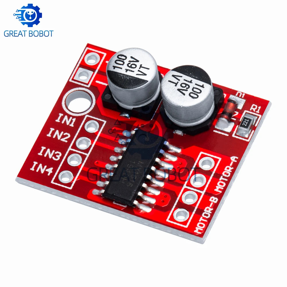 L298N DC Motor Driver Module – Dual H-Bridge PWM Speed Control Motor Driver Module Axl