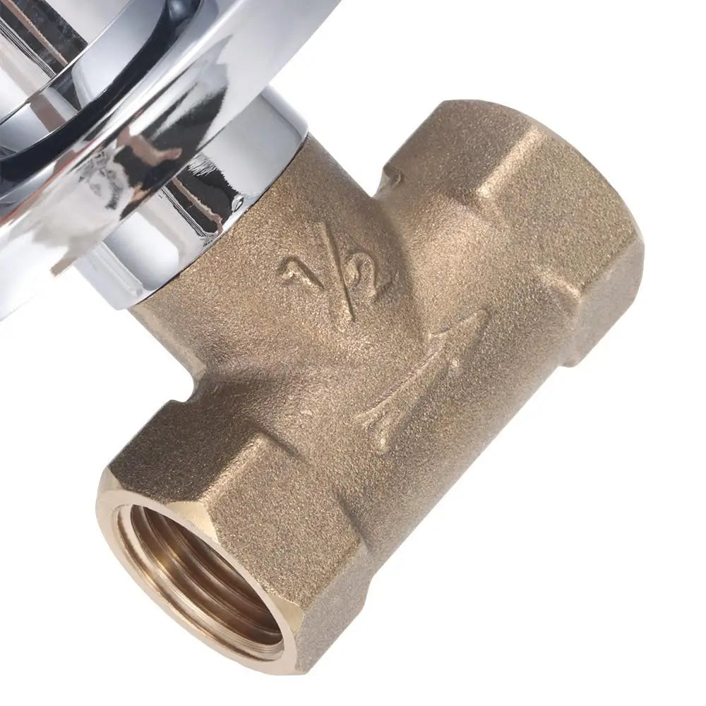 Brass Concealed Shower Stop Valve 1/2" 3/4" Shutoff Fitting Shower Stop Valve Axl D 1-2