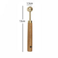 Wooden Handle Stainless Steel Measuring Cups & Spoons Set Measuring Cups & Spoons Axl 1.25ml