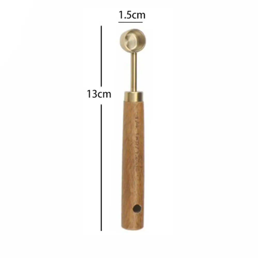 Wooden Handle Stainless Steel Measuring Cups & Spoons Set Measuring Cups & Spoons Axl 1.25ml
