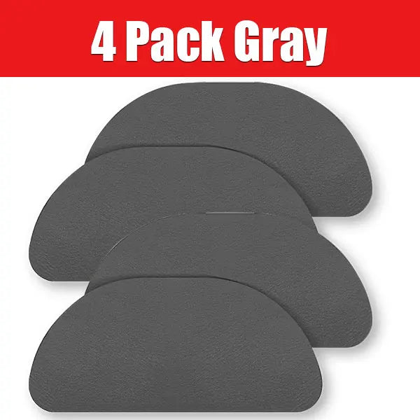 Fridge & Coffee Machine Drip Tray Mats | Absorbent Non-Slip 2/4 Pack Drip Tray Mat Axl 4 Pack Gray 21x9.5 cm