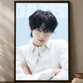 Byeon Woo-seok HD PVC Self-Stick Wall Poster | K-Drama Decor Wall Art Poster Axl White09 15X20cmNoframe