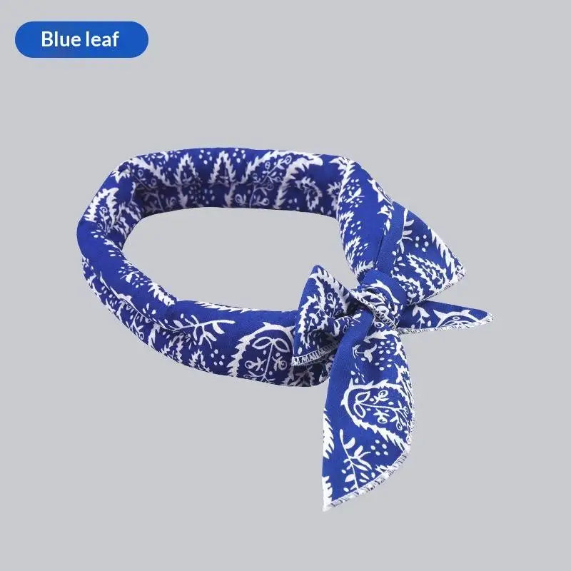 Pet Cooling Scarf – Adjustable Collar for Cats & Puppies Pet Cooling Scarf Axl C