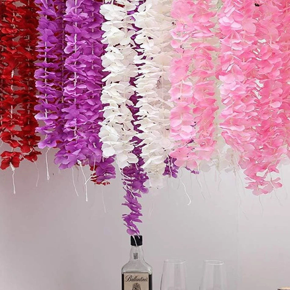 Silk Sakura Flower Garland – Wedding Arch & Home Wall Décor Artificial Flower Garland Axl