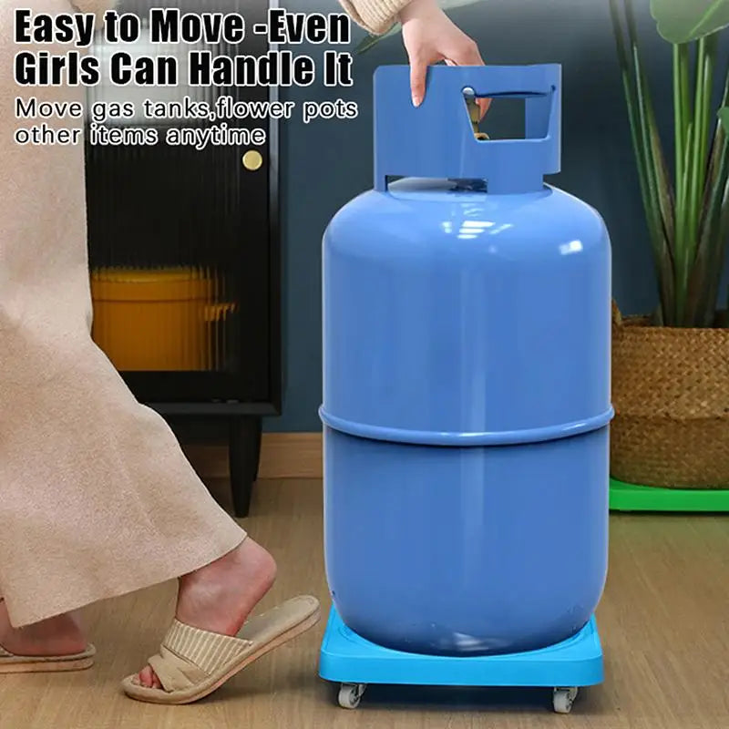 360° Rotating Storage Tray with Pulleys – Plant & Tank Dolly Rotating Storage Dolly Axl