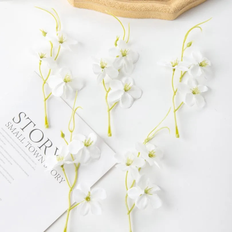 10 Pc Silk Daisy Artificial Flowers – Wedding & Home Decor Artificial Flowers Axl WHITE