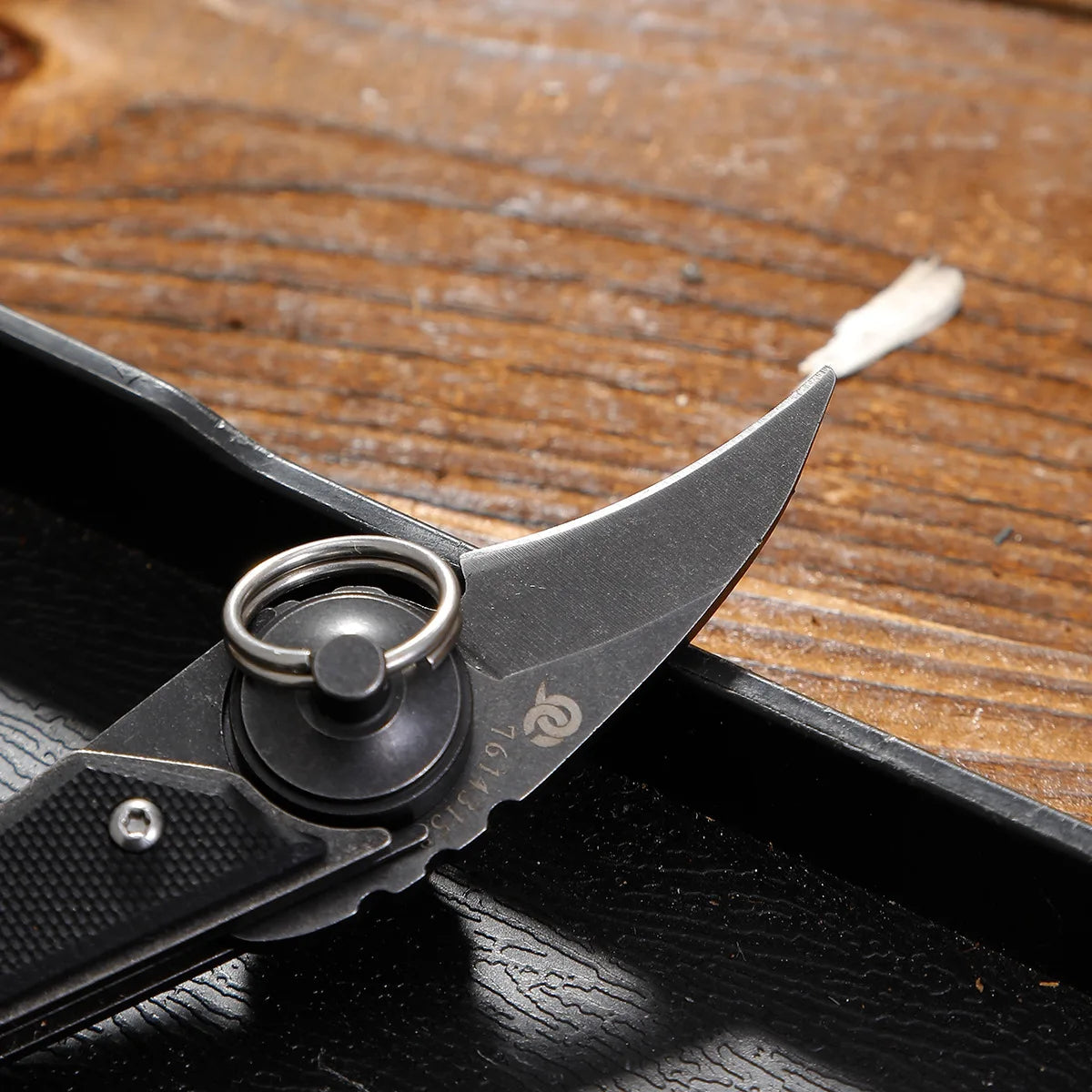 Mini Pull Ring Folding Knife – 8Cr13Mov Blade & G10 Handle Folding Pocket Knife Axl