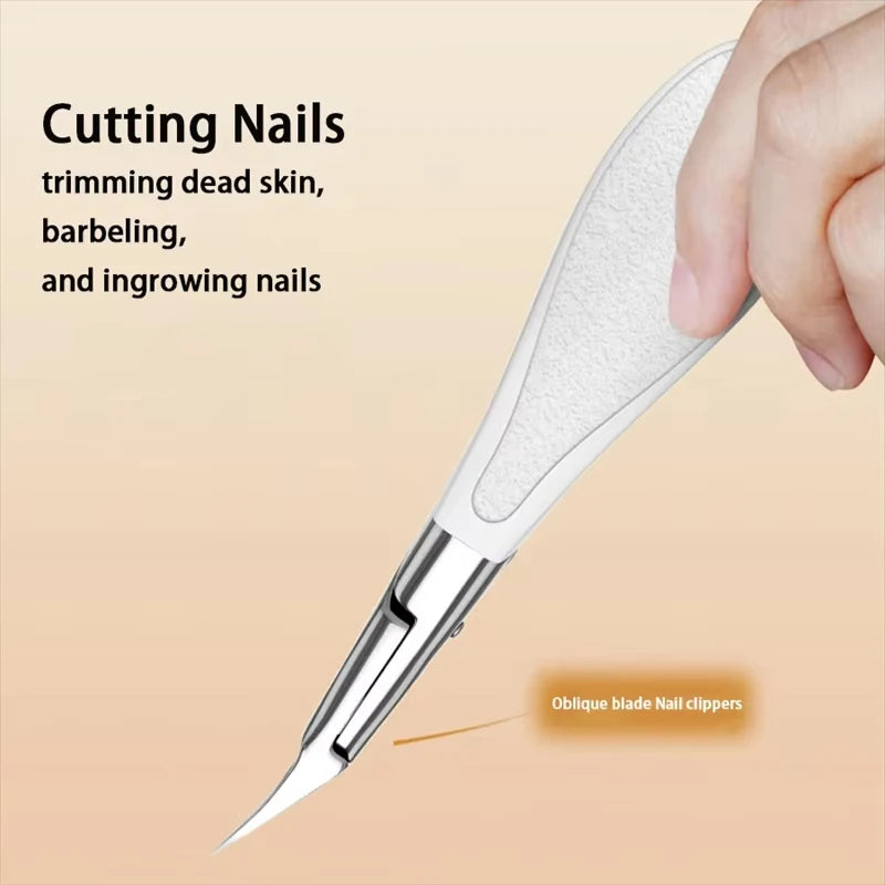Professional Stainless Steel Nail Clippers – Anti-Splash Trimmer Nail Clippers Axl