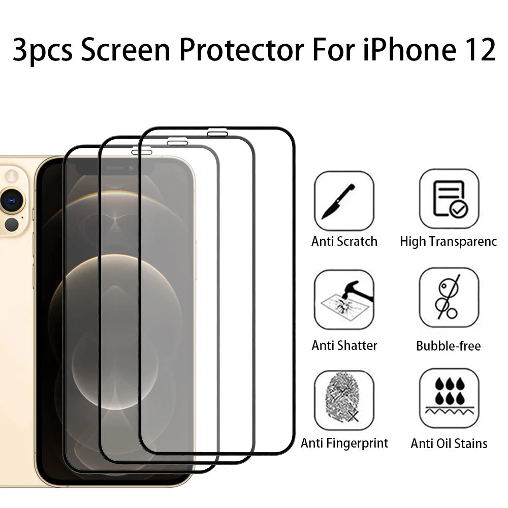3-Pack Privacy Screen Protector iPhone 12/12 Pro – 9H Glass Privacy Screen Protector Axl 3 Pieces Anti Peeping iPhone 12 Pro Max