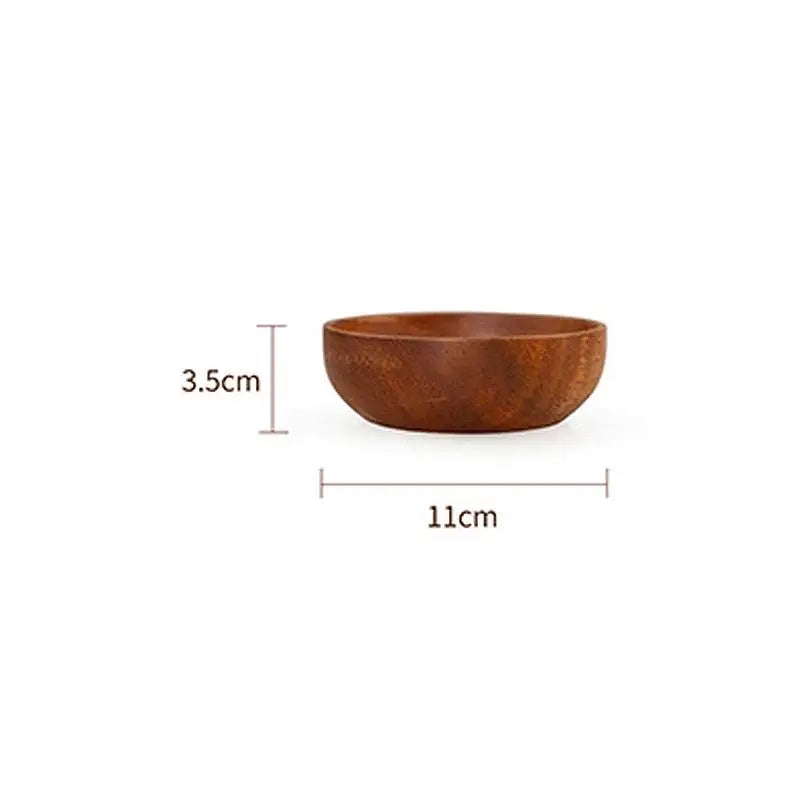 Large Wooden Salad Bowl – Kitchen Cutlery Organizer Wooden Salad Bowl Axl one size A10