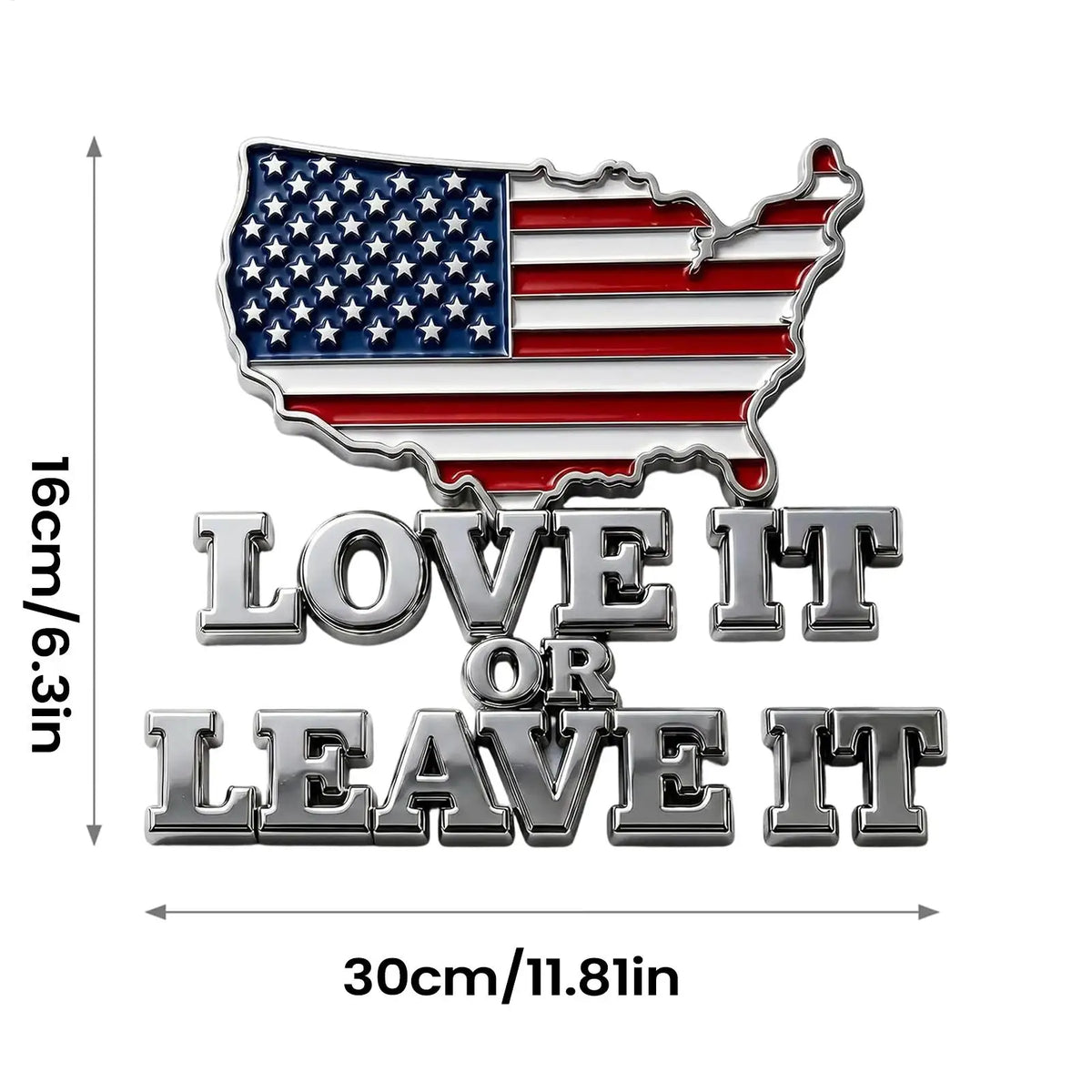 Metal Flag Car Emblem Badge – Truck, SUV & Bumper Sticker Car Emblem Badge Axl