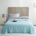 Ice Silk Cooling Blanket – Lightweight Summer Comforter Twin & King Cooling Blanket Axl Sky Blue 150×200cm