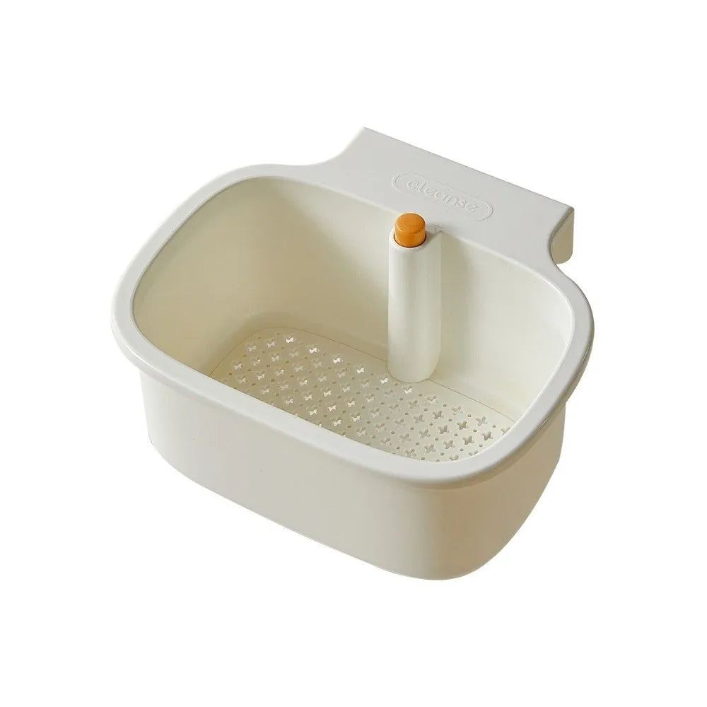 Push-Type Kitchen Sink Filter Basket – Anti-Leak Drain Strainer Sink Filter Basket Axl White 3