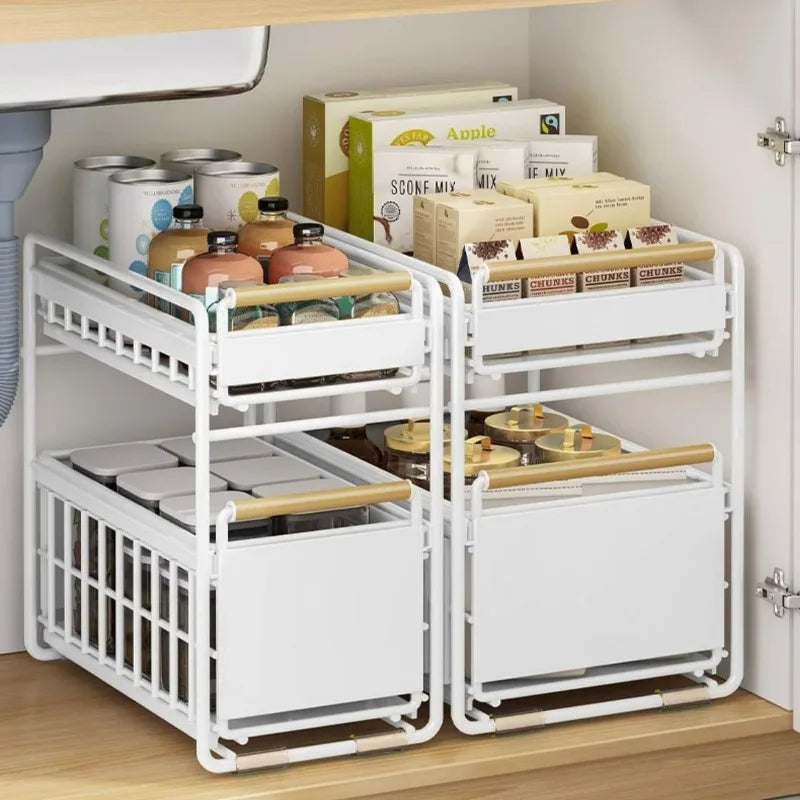 Multifunctional Kitchen Storage Rack – Large Capacity Organizer Kitchen Storage Rack Axl